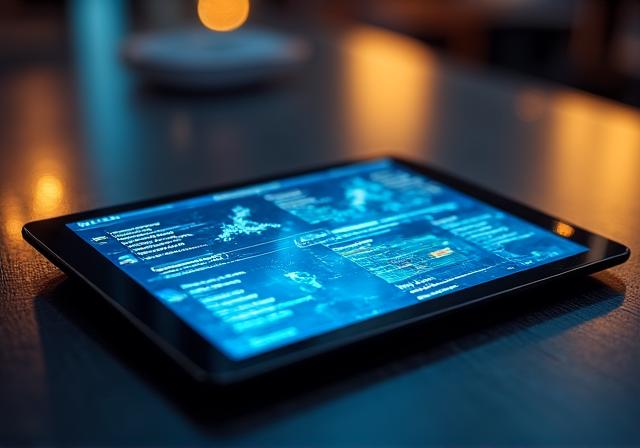 Interfaccia digitale e flussi di informazione frenetici